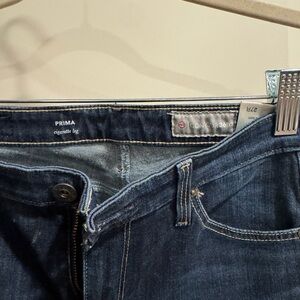 AG Adriano Goldschmied Dark Blue Prima Cigarette Leg Skinny Jeans